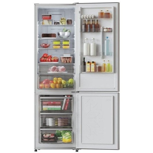Frigorífico Combi Cecotec Bolero CoolMarket Combi 356 Inox E Total No Frost 200cm 356L E Inox