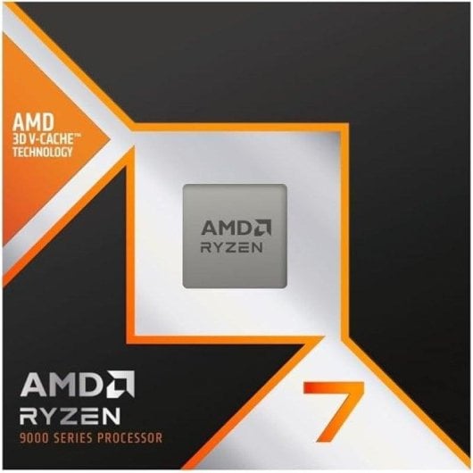 Processeur AMD Ryzen 7 9800X3D 8 Cœurs 4,7 GHz Base 5,2 GHz Turbo 96 Mo 3D V-Cache Overclocking PCIe 5.0 DDR5 Radeon Graphics