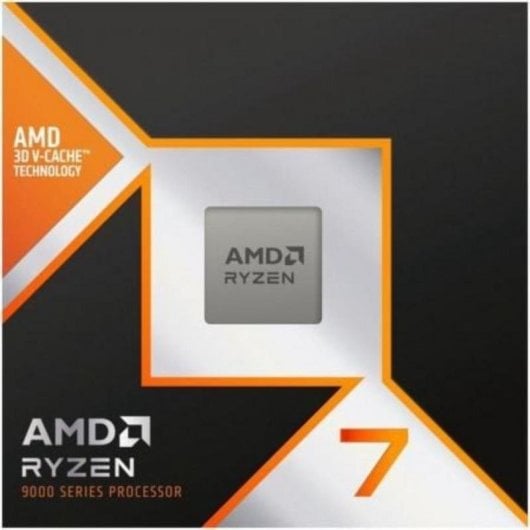 Processeur AMD Ryzen 7 9800X3D 8 Cœurs 4,7 GHz Base 5,2 GHz Turbo 96 Mo 3D V-Cache Overclocking PCIe 5.0 DDR5 Radeon Graphics