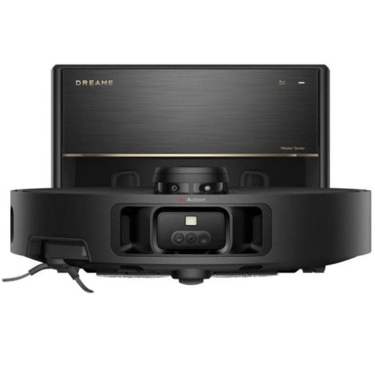 Saugroboter mit Wischfunktion Dreame X40 Master Mit Absaugstation Navigationsklasse Laser 12.000 Pa Mit Kamera KI Sprachsteuerung