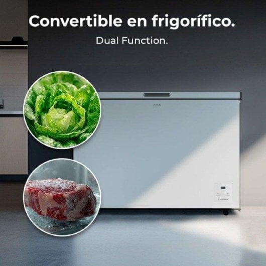 Gefriertruhe Cecotec Bolero Coolmarket Chest 299 E weiß 299L Inverter Plus