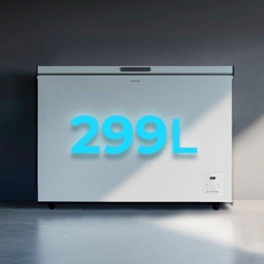 Gefriertruhe Cecotec Bolero Coolmarket Chest 299 E weiß 299L Inverter Plus