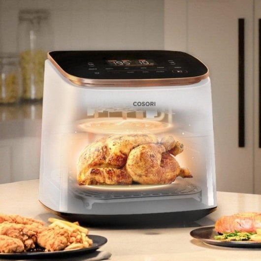 Freidora de ar Cosori Turbo Blaze Chef Edition 6L 1725W com acessórios extra