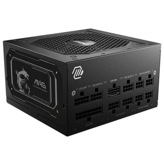 Fuente de Alimentación MSI MAG A850GL PCIE5 II 850W 80 PLUS Gold modulaire