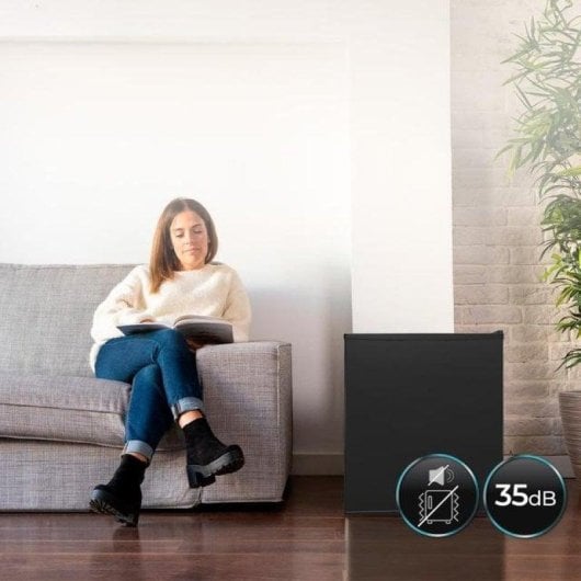 Frigorífico Mini Cecotec Bolero Coolmarket BC SD 47 Defrost 47L E Preto Silencioso Led