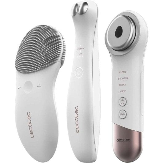 Dispositivo Cura Viso Cecotec FaceCare SkinRoutine 3-in-1 Massaggio Calore Kit Accessori