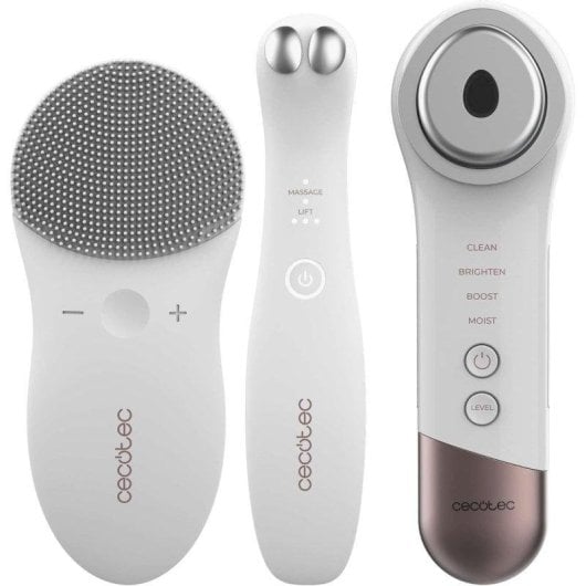 Dispositivo Cura Viso Cecotec FaceCare SkinRoutine 3-in-1 Massaggio Calore Kit Accessori