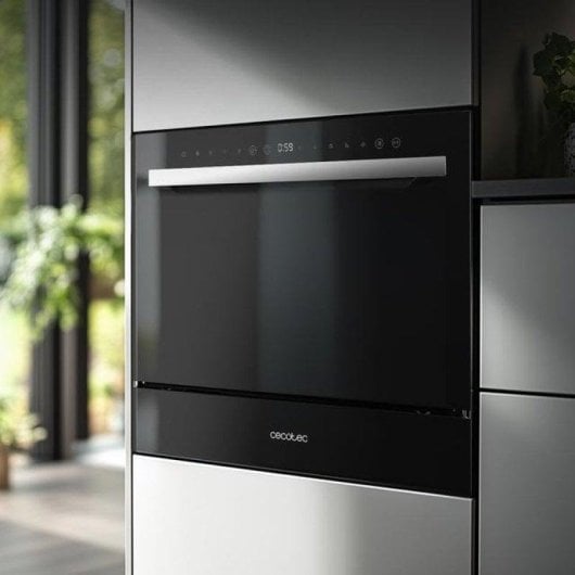 Lavavaisselle Cecotec Bolero Aguazero 2400 6 Couverts Classe D Écran Tactile Noir