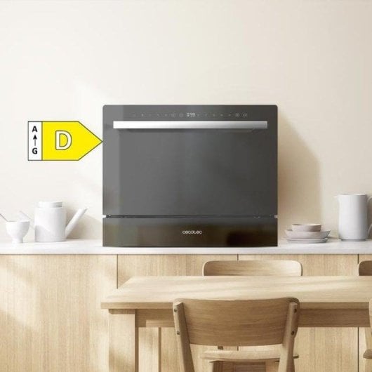 Lavavaisselle Cecotec Bolero Aguazero 2400 6 Couverts Classe D Écran Tactile Noir