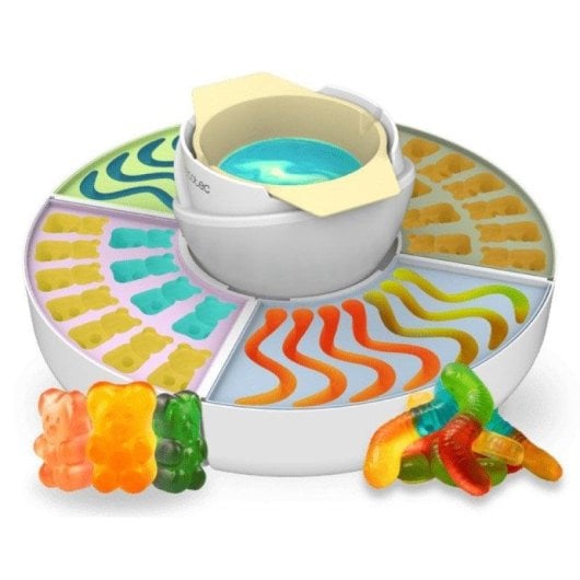 Machine à bonbons Cecotec Fun&Sugar Gummy 2 en 1 fondue chocolat 40 W
