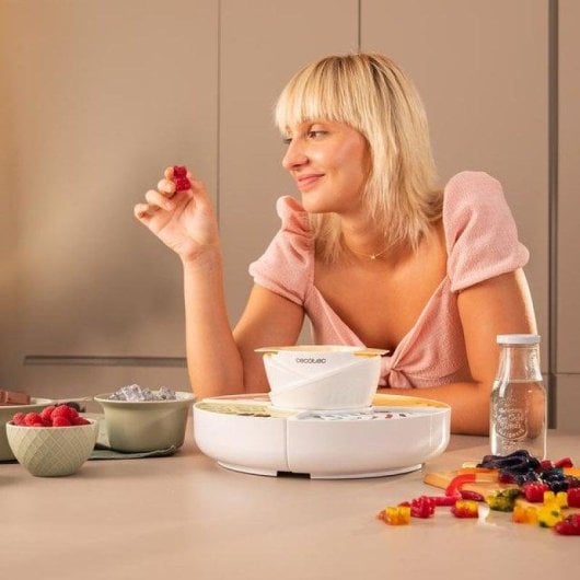 Machine à bonbons Cecotec Fun&Sugar Gummy 2 en 1 fondue chocolat 40 W