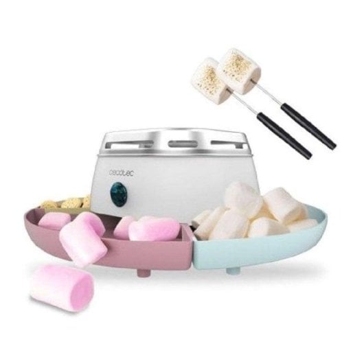 Máquina de marshmallow Cecotec Fun&Sugar Marshmallow 270 W Inox com 2 garfos