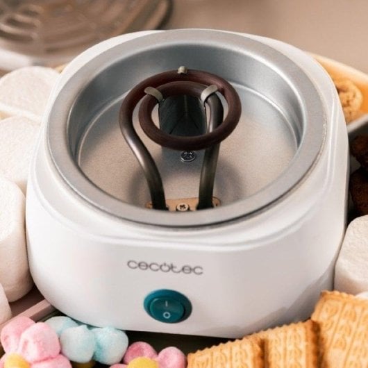 Máquina de marshmallow Cecotec Fun&Sugar Marshmallow 270 W Inox com 2 garfos