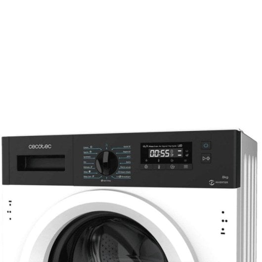 Máquina de Lavar Roupa Cecotec Bolero DressCode 840 BI 8 Kg 1350rpm A Branco Inverter Vapor
