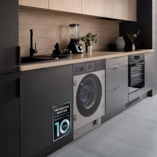 Máquina de Lavar Roupa Cecotec Bolero DressCode 840 BI 8 Kg 1350rpm A Branco Inverter Vapor