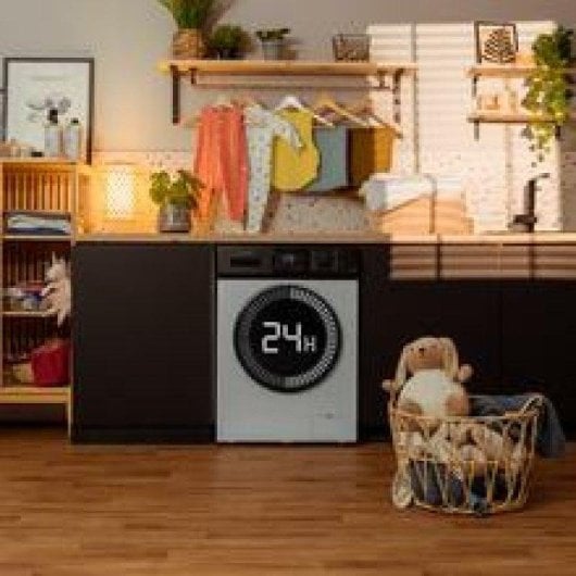 Máquina de Lavar Roupa Cecotec Bolero Dresscode 7410 7 kg 1200 rpm A Branco Inverter Vapor