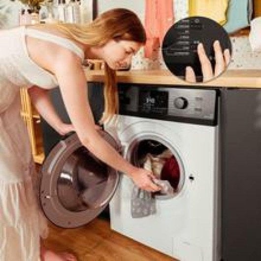 Máquina de Lavar Roupa Cecotec Bolero Dresscode 7410 7 kg 1200 rpm A Branco Inverter Vapor