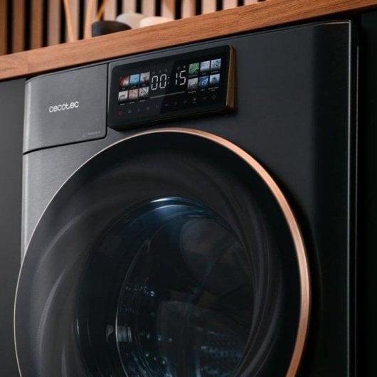 Máquina de Lavar Roupa Cecotec Bolero DressCode 9950 9 kg 1400rpm A Aço Autodosagem Ecrã Táctil