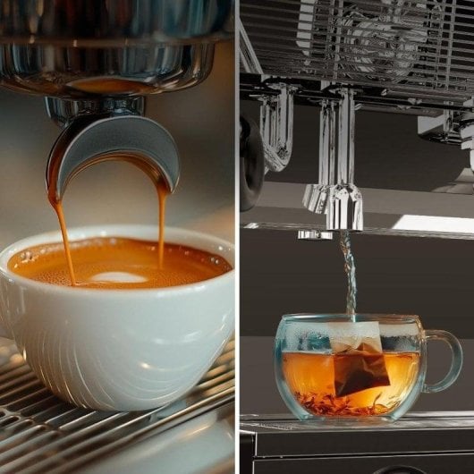 Cafeteira Espresso Comercial Cecotec Baristeo Regina 4 chávenas 9 bares LCD 5200W