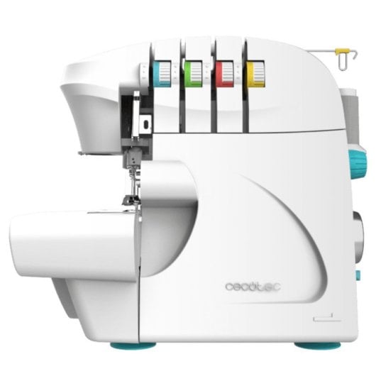 Remalladora Cecotec BelleCouture OverLock 1100 rpm Pressione Regolabile 2-4 Fili