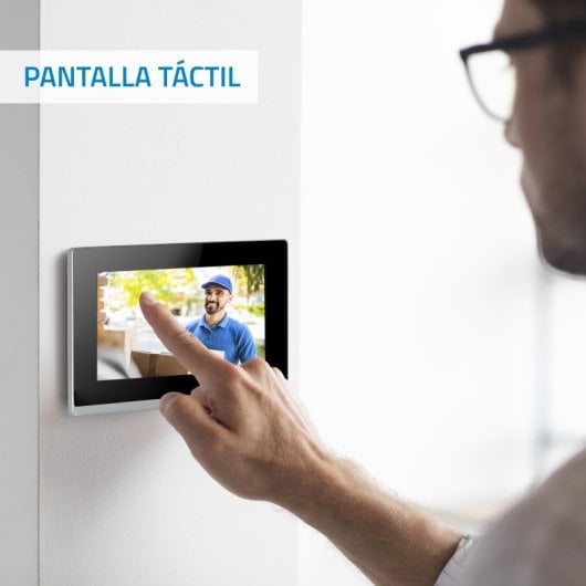 Nivian NVS-VIDEOINTERCOM-2W Full HD WiFi 7" Touchscreen Zwei-Wege-Audio IP65 Video-Gegensprechanlage