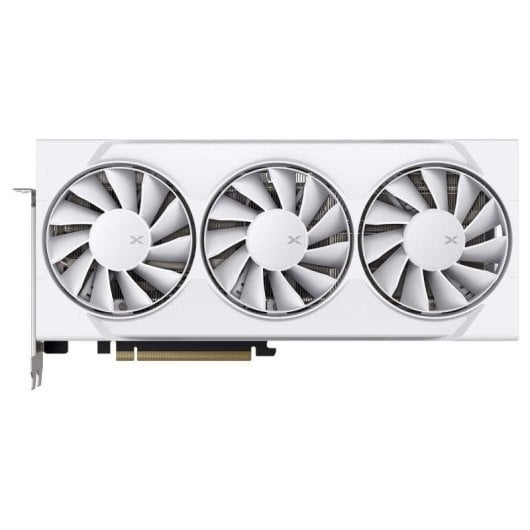 Tarjeta Graphique XFX Radeon RX 9060 XT OC SWIFT 16GB GDDR6 Blanc Triple Ventilateur