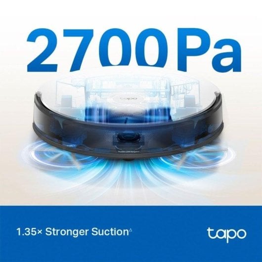 Aspirateurs Robots et Laveur TP-Link Tapo RV20 Mop Plus avec en plus une station de vidage automatique Navigation LiDAR 2.700 Pa