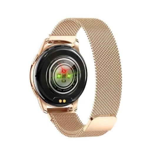 Maxcom Ecowatch 3 Bluetooth 42mm AMOLED Or IP67 SpO2 Pulsomètre Suivi du Sommeil Tensiomètre