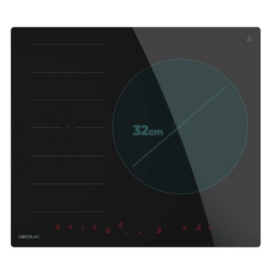 Placa Cecotec Bolero Squad I 3600 FullFlex Indução 7400W 32cm FlexZone
