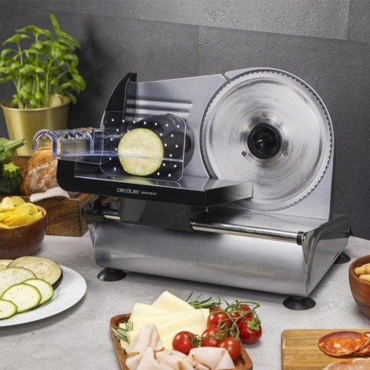 Cortafiambres Cecotec Rock'nCut Advance 180W disco acero 190mm ajuste 0-15mm