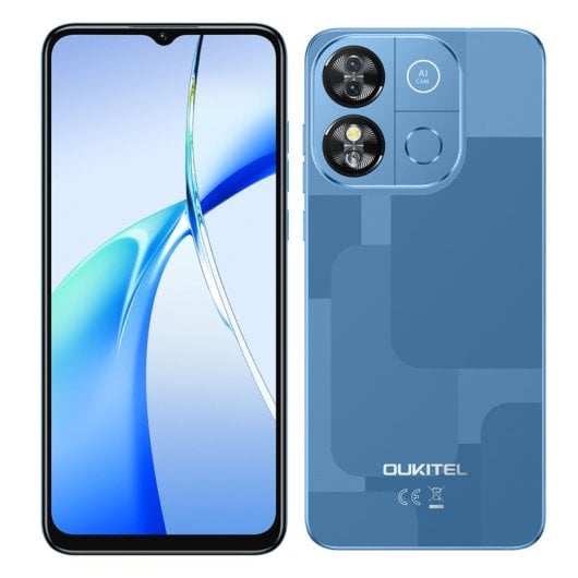 Oukitel C57 Pro 4GB 128GB Octa Core Pantalla 6.52" Android 14 Lector Huella Azul