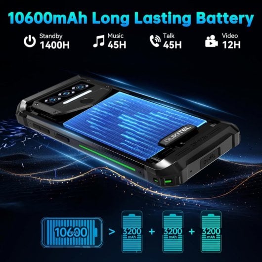Oukitel WP38 12 GB RAM 256 GB IP68/IP69K MIL-STD-810H 10600 mAh NFC Doppia SIM