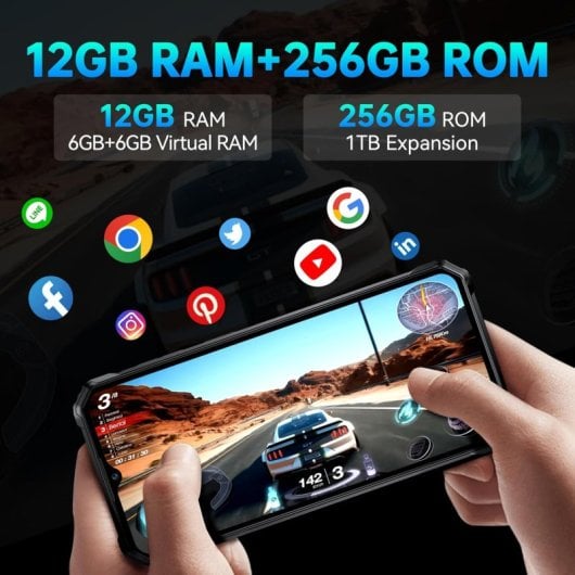 Oukitel WP38 12 GB RAM 256 GB IP68/IP69K MIL-STD-810H 10600 mAh NFC Doppia SIM