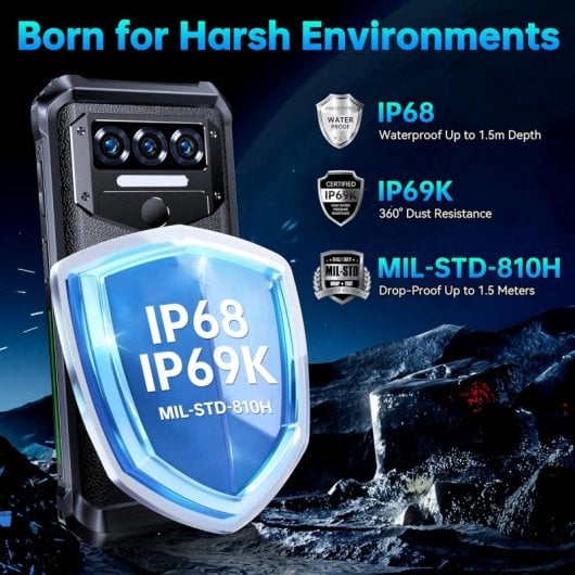 Oukitel WP38 12 GB RAM 256 GB IP68/IP69K MIL-STD-810H 10600 mAh NFC Doppia SIM