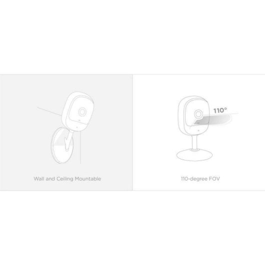 Câmara IP D-Link DCS-6100LHV2 FullHD Visão Noturna Interior Áudio Bidirecional Controle por Voz