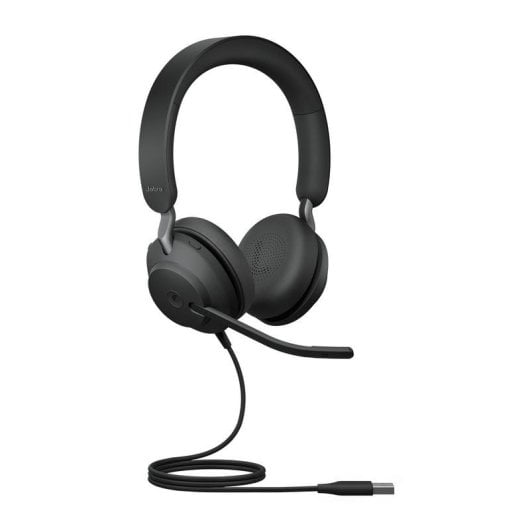 Auricolari Jabra Evolve2 40 SE con cavo USB-A, Binaurali, Microfono boom, Nero