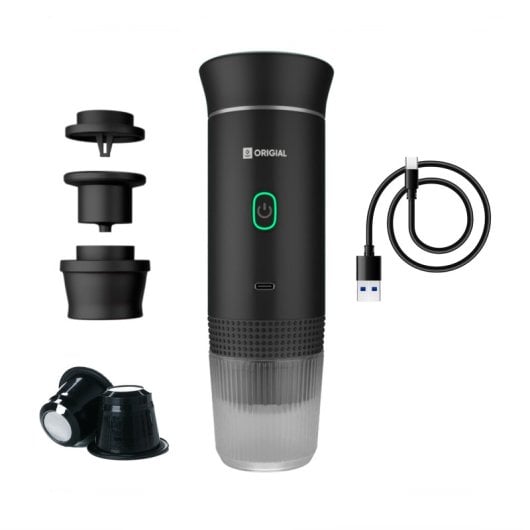 Origial BARISTAWAY BLACK Cafetera Espresso portátil 3 en 1 Negra