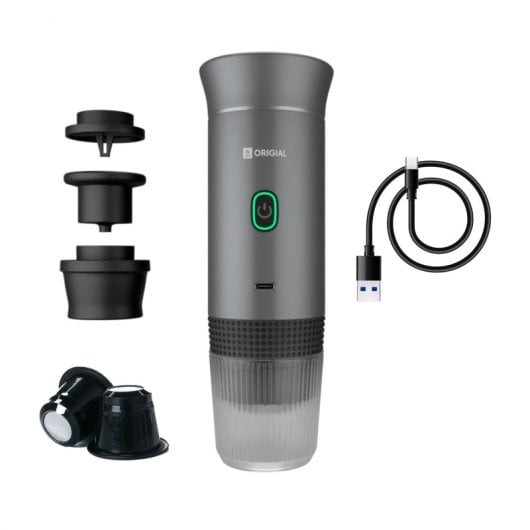 Origial BARISTAWAY GREY Cafetera Espresso portátil 3 en 1 Gris
