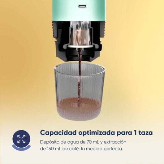 Origial BARISTAWAY OLIVE Cafetera Espresso portátil 3 en 1 Verde