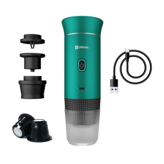 Origial BARISTAWAY OLIVE Cafetera Espresso portátil 3 en 1 Verde