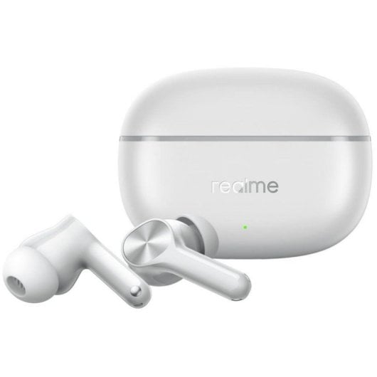 Écouteurs sans fil Bluetooth Realme Buds T200 Lite avec microphone gris orage