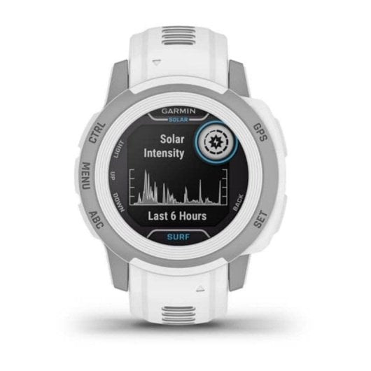 Garmin Instinct 2S Solar Surf Bluetooth GPS NFC 40mm MIP Boîtier Gris Correa Verte 10ATM SpO2 Cardio