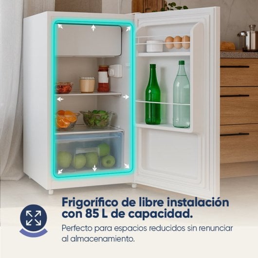 Origial COOL&FREEZE MINI 85 L WHITE Frigorífico bajo encimera 85 litros E Blanco