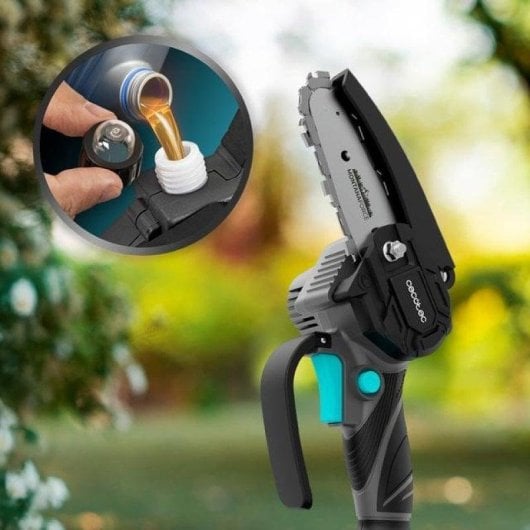 Mini Motosserra Cecotec MontanaForce 4000 Hand 21V 400W 2 Baterias Maleta