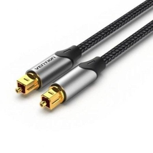 Cavo audio ottico Vention BAVHI 3m Toslink fibra alluminio oro grigio