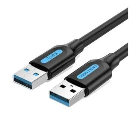Cabo USB Vention CONBH USB-A macho 2m 5Gbps Preto blindado