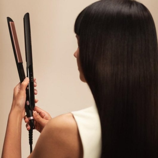 RitualCare Keratin Essence Champagne, Revestimiento Cerámico con Queratina y Aceite de Argán, 130-230°C, Función HeatMax