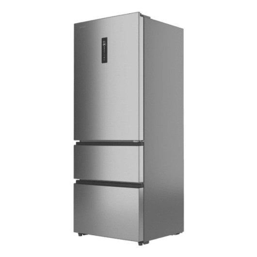 Frigorífico Cuatro Puertas Cecotec Bolero CoolMarket FD 420 Inox Total No Frost 185cm 420L E Inox
