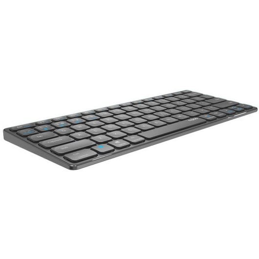 Teclado Rapoo E9600M Mini Bluetooth 5.0 Multimodo Negro Aluminio QWERTY