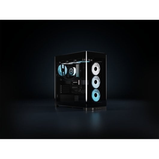 Torre Corsair 4500X RS-R ARGB Cristal Templado Midi Tower Negro USB 3.2 ATX 3x120mm